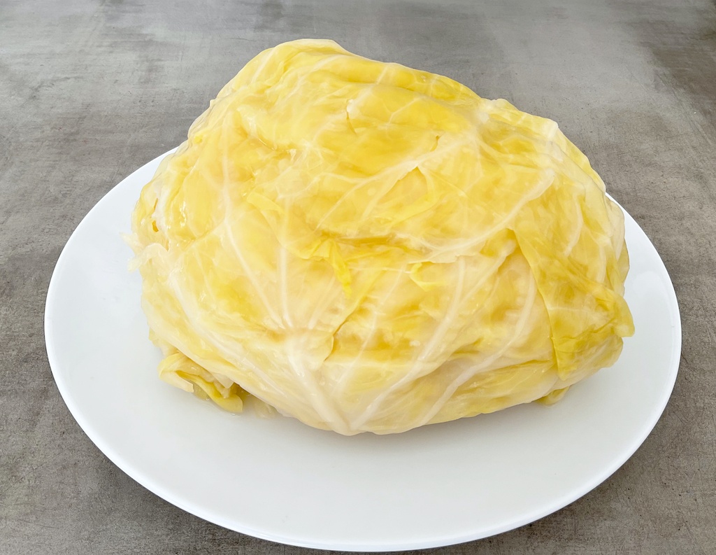 fermented whole cabbage
